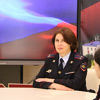 Профориентационная встреча с временно исполняющим обязанности начальника отдела организации деятельности участковых уполномоченных полиции и по делам несовершеннолетних МВД по Чувашской Республике