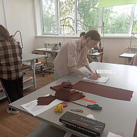 Демонстрационный экзамен (ГИА) по профессии "Портной" в колледже