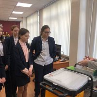Школьники в гостях ЧЭТК. Билет в будущее