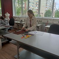 Демонстрационный экзамен (ГИА) по профессии "Портной" в колледже