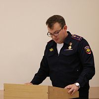 Профориентационная встреча с временно исполняющим обязанности начальника отдела организации деятельности участковых уполномоченных полиции и по делам несовершеннолетних МВД по Чувашской Республике